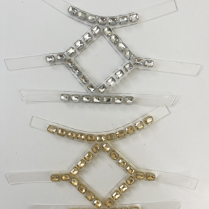Clear TPU Diamond Cut-Out Rhinestone Sandal Upper