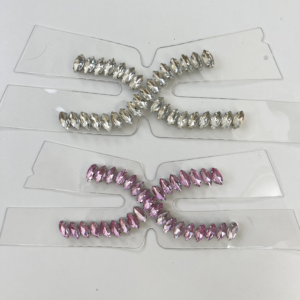 Marquise Crystal H-Strap Clear TPU Shoe Upper
