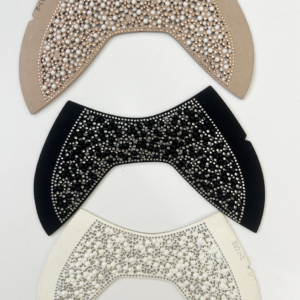 Mixed Pearl Crystal Embellished Shoe Upper