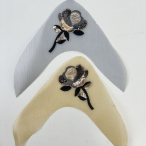 Floral Sequin Embroidery Fabric Shoe Upper