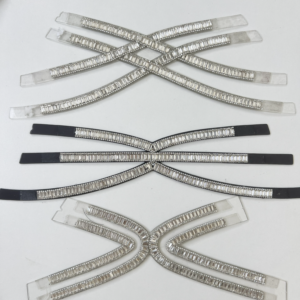 Multi-Strap Criss-Cross Baguette Crystal Shoe Upper