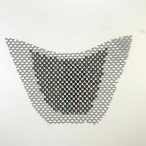 Flexible Silver Grey Mesh Metallic Sequin Embellished Shoe Upper
